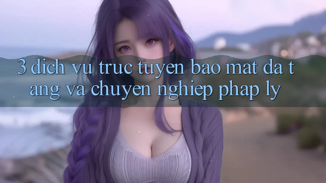 3. Dịch vụ trực tuyến Bảo Mật Đa Tầng Và Chuyên nghiệp Pháp Lý