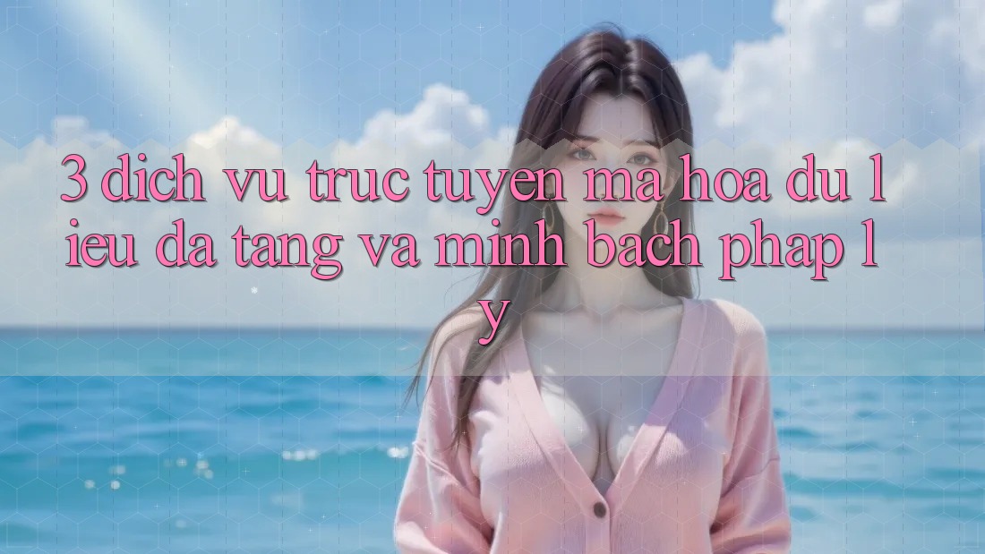 3. Dịch vụ trực tuyến Mã hóa dữ liệu Đa Tầng Và Minh Bạch Pháp Lý