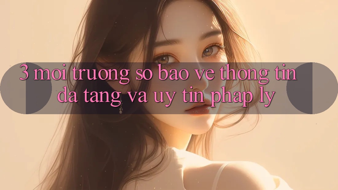 3. Môi trường số Bảo vệ thông tin Đa Tầng Và Uy tín Pháp Lý 3. Môi trường số Bảo vệ thông tin Đa Tầng Và Uy tín Pháp Lý