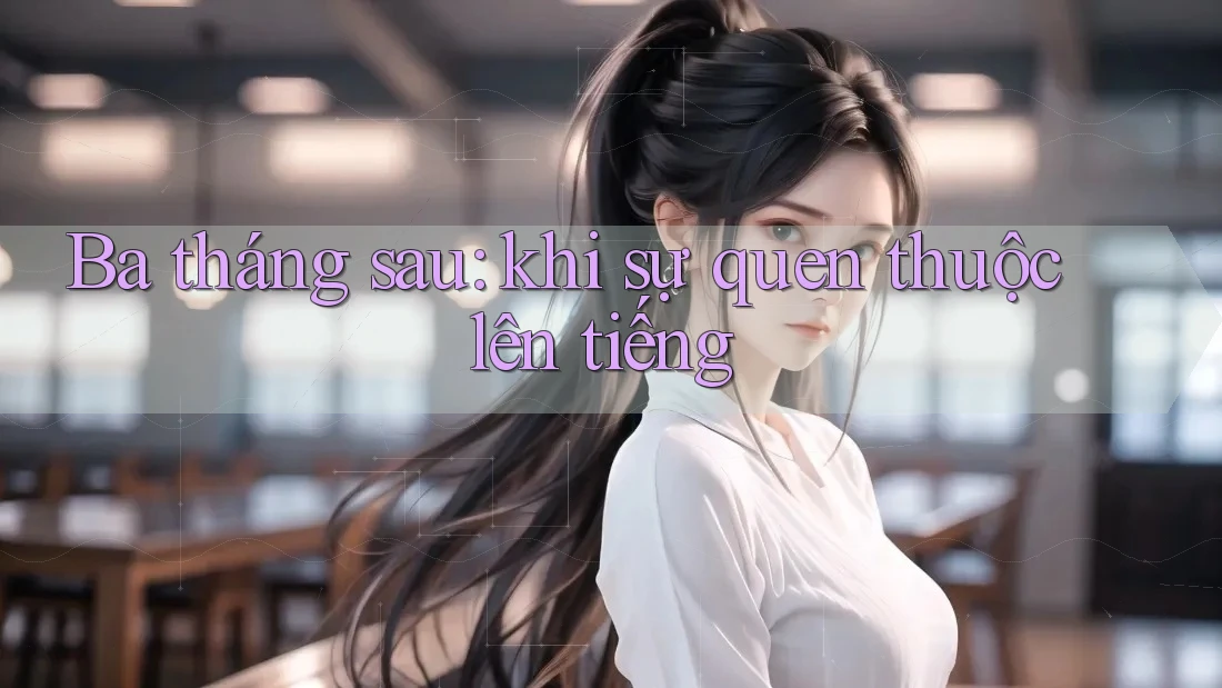 Ba tháng sau: khi sự quen thuộc lên tiếng Ba tháng sau: khi sự quen thuộc lên tiếng