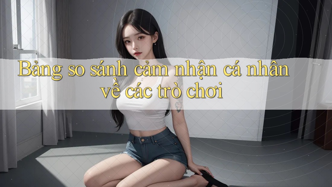 Bảng so sánh cảm nhận cá nhân về các trò chơi Bảng so sánh cảm nhận cá nhân về các trò chơi