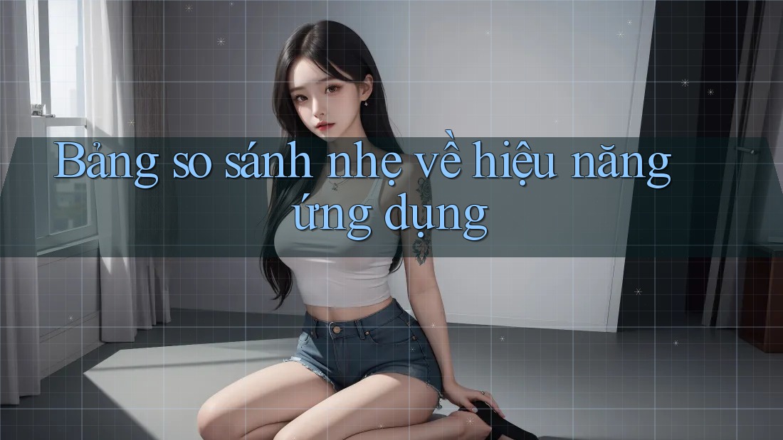 Bảng so sánh nhẹ về hiệu năng ứng dụng Bảng so sánh nhẹ về hiệu năng ứng dụng