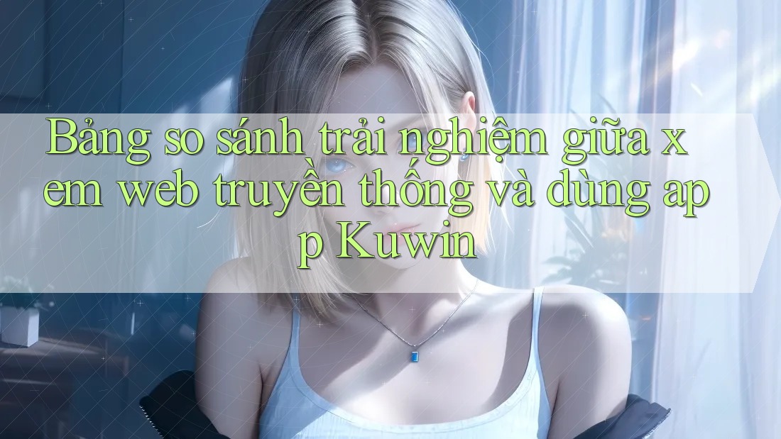 Bảng so sánh trải nghiệm giữa xem web truyền thống và dùng app Kuwin
