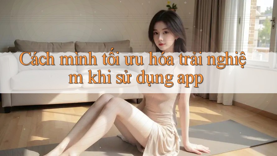 Cách mình tối ưu hóa trải nghiệm khi sử dụng app