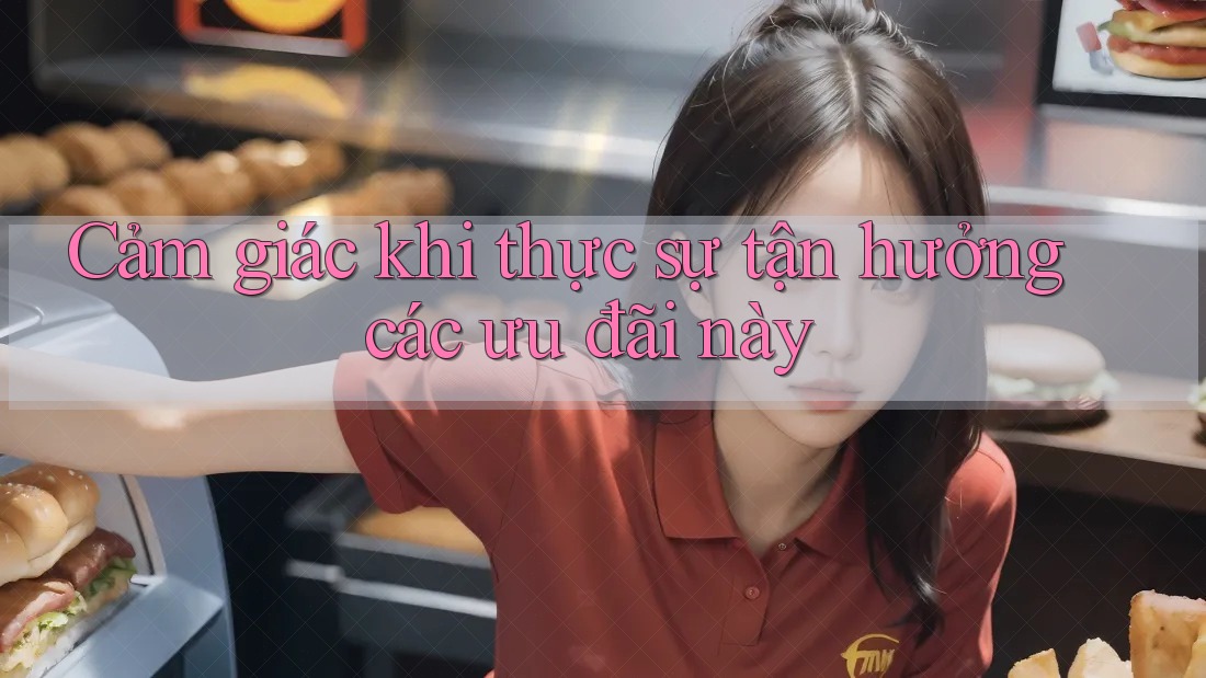 Cảm giác khi thực sự tận hưởng các ưu đãi này