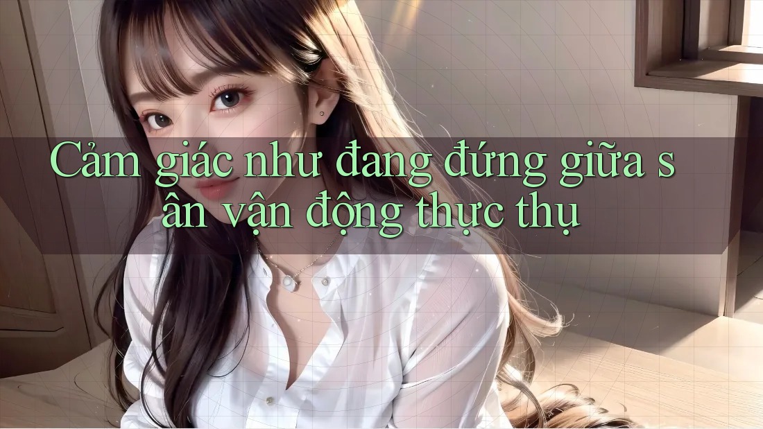 Cảm giác như đang đứng giữa sân vận động thực thụ Cảm giác như đang đứng giữa sân vận động thực thụ