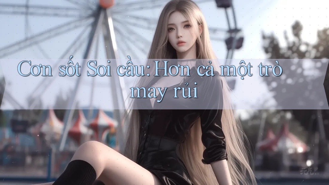 Cơn sốt Soi cầu: Hơn cả một trò may rủi Cơn sốt Soi cầu: Hơn cả một trò may rủi