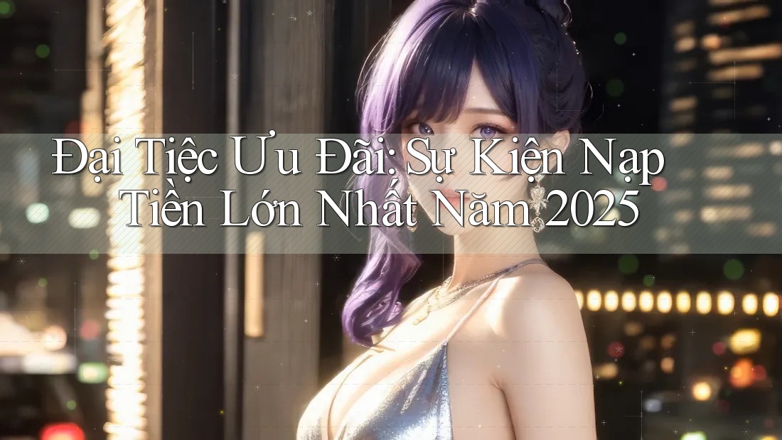 Đại Tiệc Ưu Đãi: Sự Kiện Nạp Tiền Lớn Nhất Năm 2025 Đại Tiệc Ưu Đãi: Sự Kiện Nạp Tiền Lớn Nhất Năm 2025