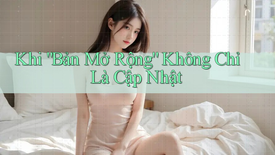 Khi “Bản Mở Rộng” Không Chỉ Là Cập Nhật