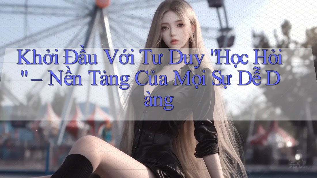Khởi Đầu Với Tư Duy “Học Hỏi” – Nền Tảng Của Mọi Sự Dễ Dàng Khởi Đầu Với Tư Duy “Học Hỏi” – Nền Tảng Của Mọi Sự Dễ Dàng