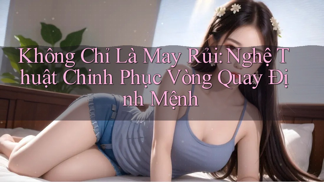 Không Chỉ Là May Rủi: Nghệ Thuật Chinh Phục Vòng Quay Định Mệnh Không Chỉ Là May Rủi: Nghệ Thuật Chinh Phục Vòng Quay Định Mệnh