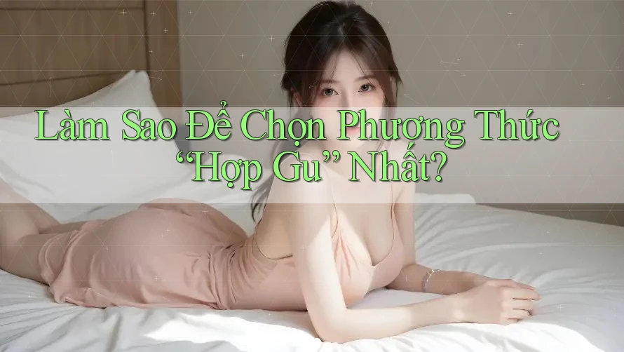 Làm Sao Để Chọn Phương Thức “Hợp Gu” Nhất? Làm Sao Để Chọn Phương Thức “Hợp Gu” Nhất?