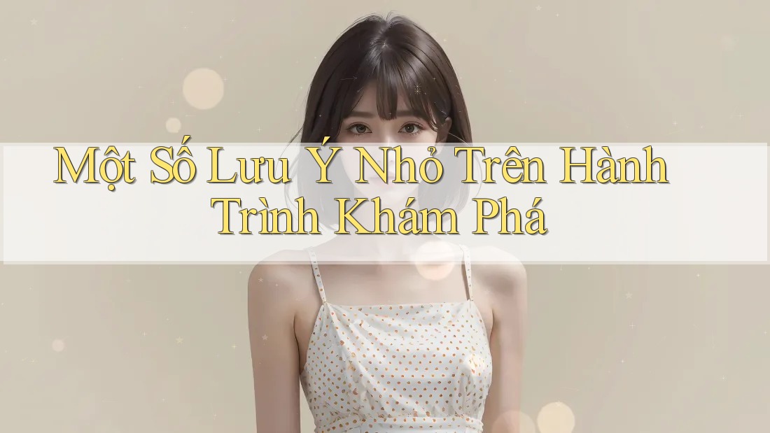 Một Số Lưu Ý Nhỏ Trên Hành Trình Khám Phá