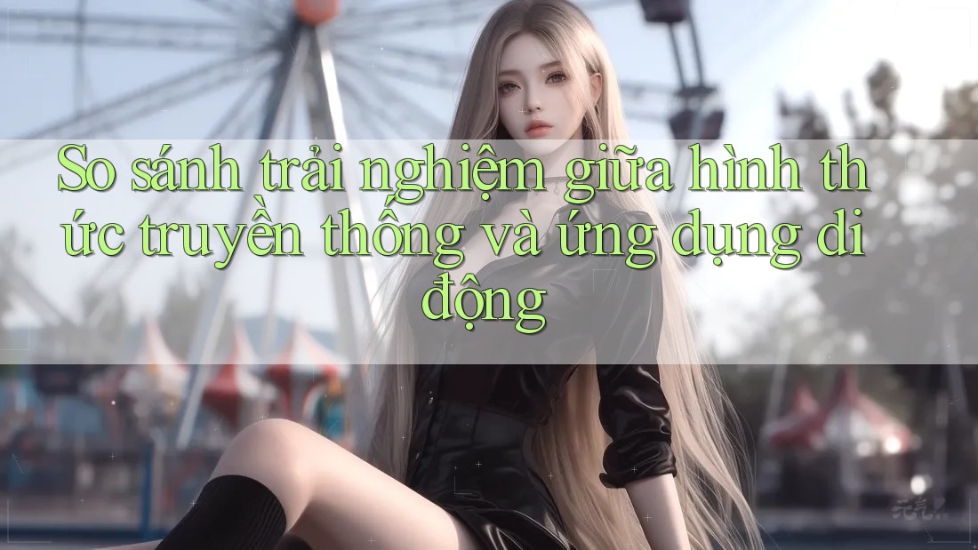 So sánh trải nghiệm giữa hình thức truyền thống và ứng dụng di động So sánh trải nghiệm giữa hình thức truyền thống và ứng dụng di động