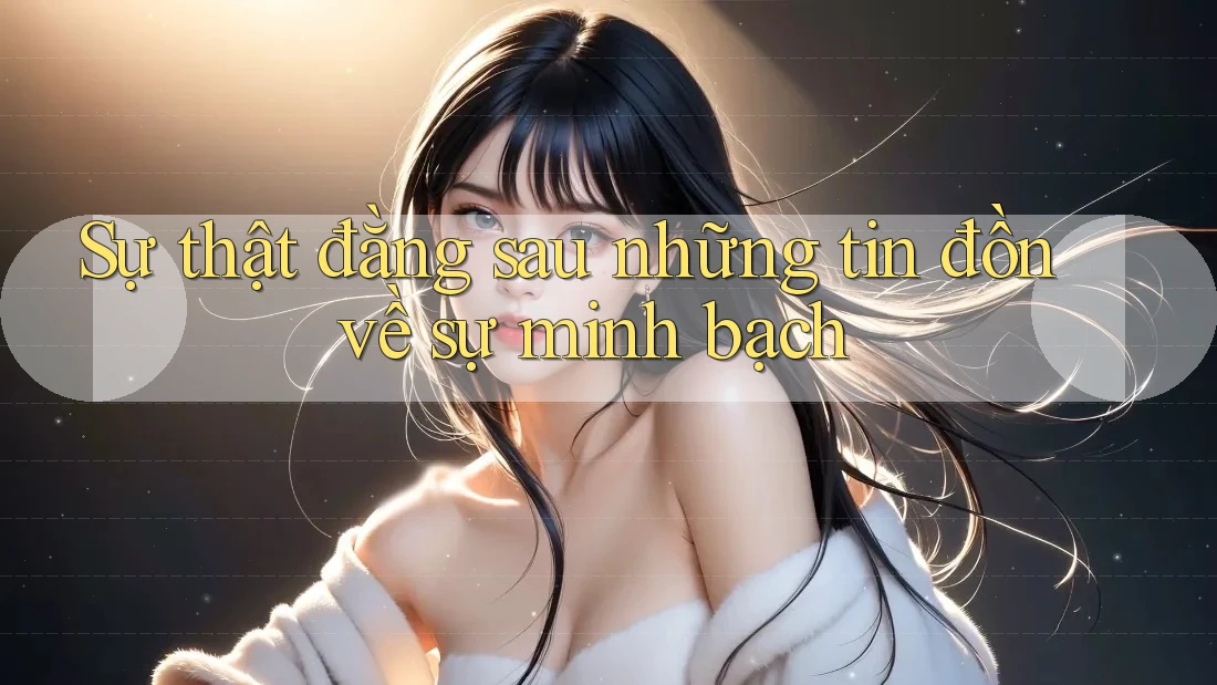 Sự thật đằng sau những tin đồn về sự minh bạch