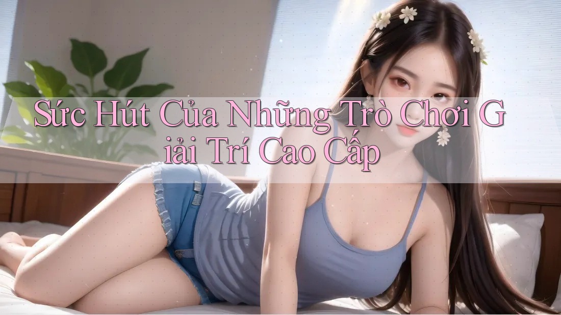 Sức Hút Của Những Trò Chơi Giải Trí Cao Cấp