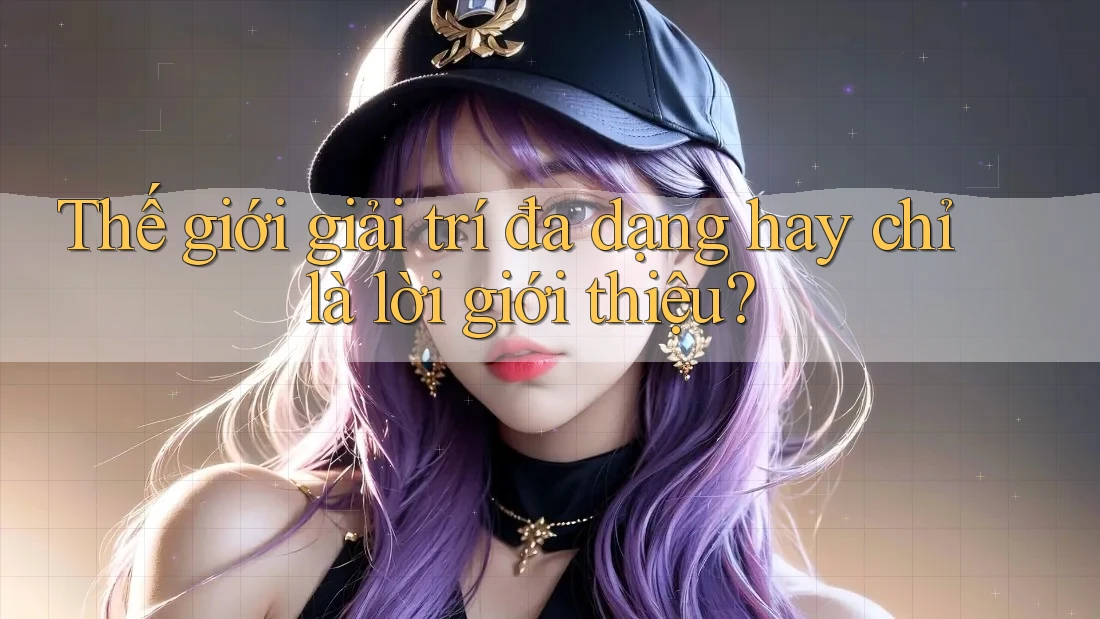 Thế giới giải trí đa dạng hay chỉ là lời giới thiệu?