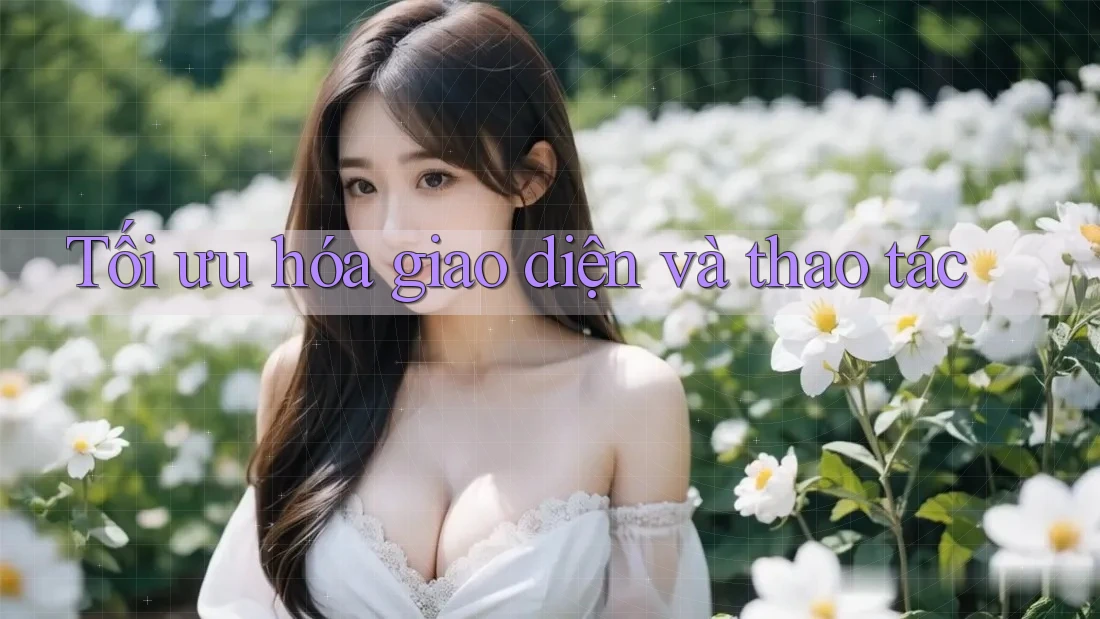 Tối ưu hóa giao diện và thao tác Tối ưu hóa giao diện và thao tác