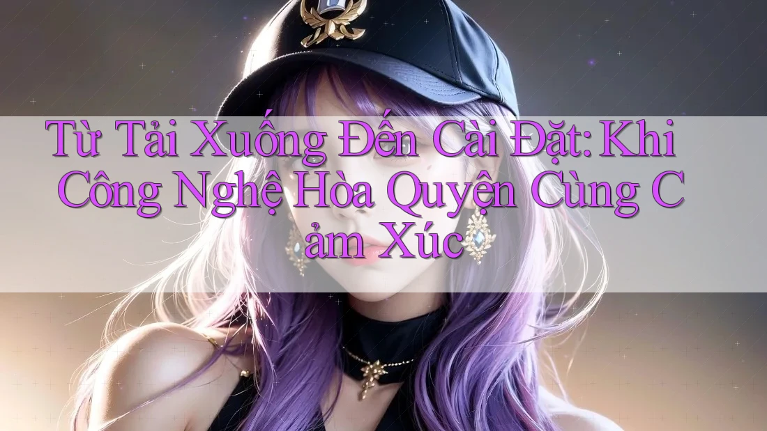 Từ Tải Xuống Đến Cài Đặt: Khi Công Nghệ Hòa Quyện Cùng Cảm Xúc