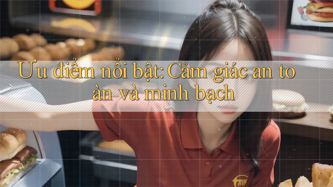 Ưu điểm nổi bật: Cảm giác an toàn và minh bạch Ưu điểm nổi bật: Cảm giác an toàn và minh bạch